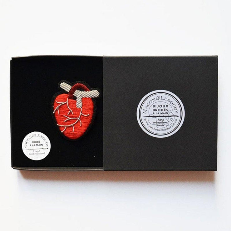 Macon & Lesquoy - Broche  - Coeur Anatomique