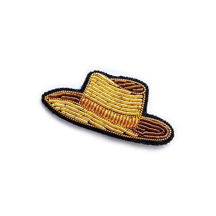 Broche brodée - Chapeau de Cowboy - Macon et Lesquoy