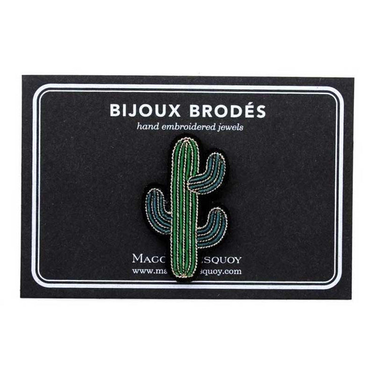 Macon et Lesquoy Broche cactus 