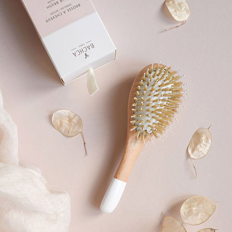 Brosse petit format pour démêlage et lissage Bachca