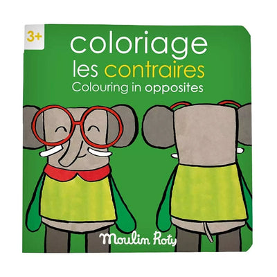 Coloriage popipop contraires - Moulin Roty