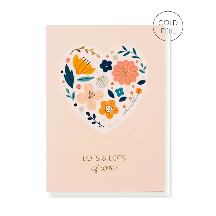 Carte Double "Lots&Lots of Love" - Stormy Knight