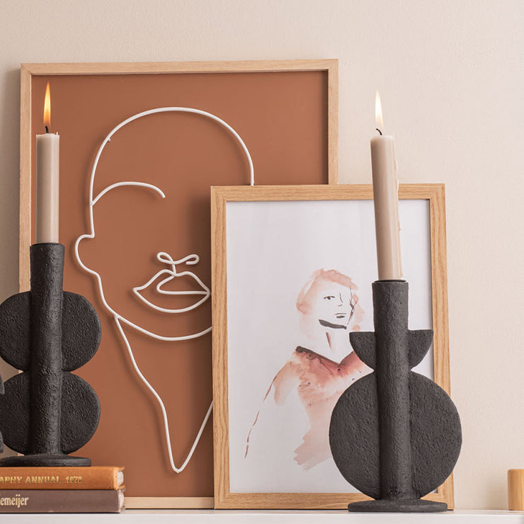 Chandelier bulle - Noir