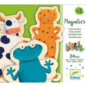 Laissez votre enfant s'amuser et inventer de drôles d'histoires sur le frigo avec ces animaux magnétiques imaginés par la marque française Djeco