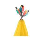 Djeco - Tipi pour enfants multicolore et originale - style amérindien avec plumes - cadeau enfant anniversaire