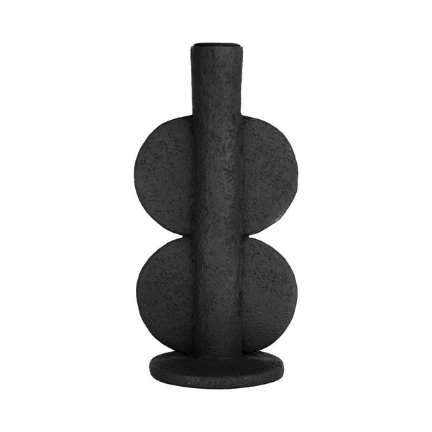 Chandelier double bulle - Noir