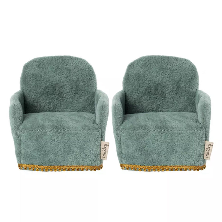 Mobilier miniature - Duo de Fauteuils