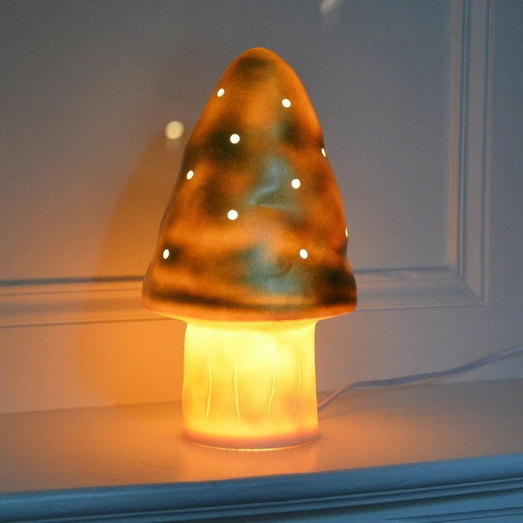 Lampe Champignon Doree