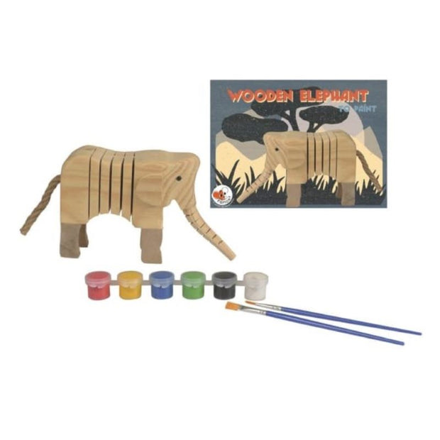 Egmont Toys - éléphant en bois à peindre - loisirs créatifs enfant 