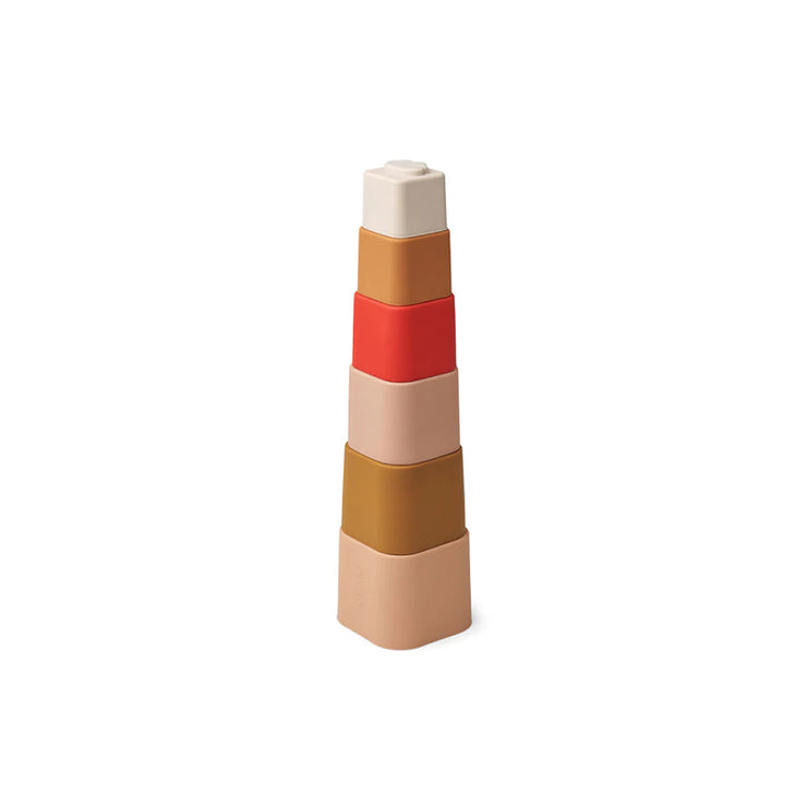 Cubes empilables enfant Liewood - Apple Red