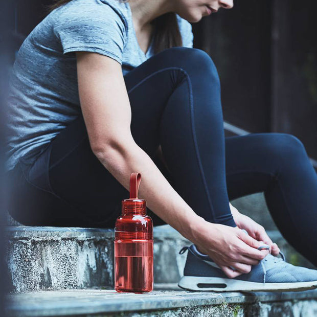 Gourde Workout Rouge 480ml - Kinto