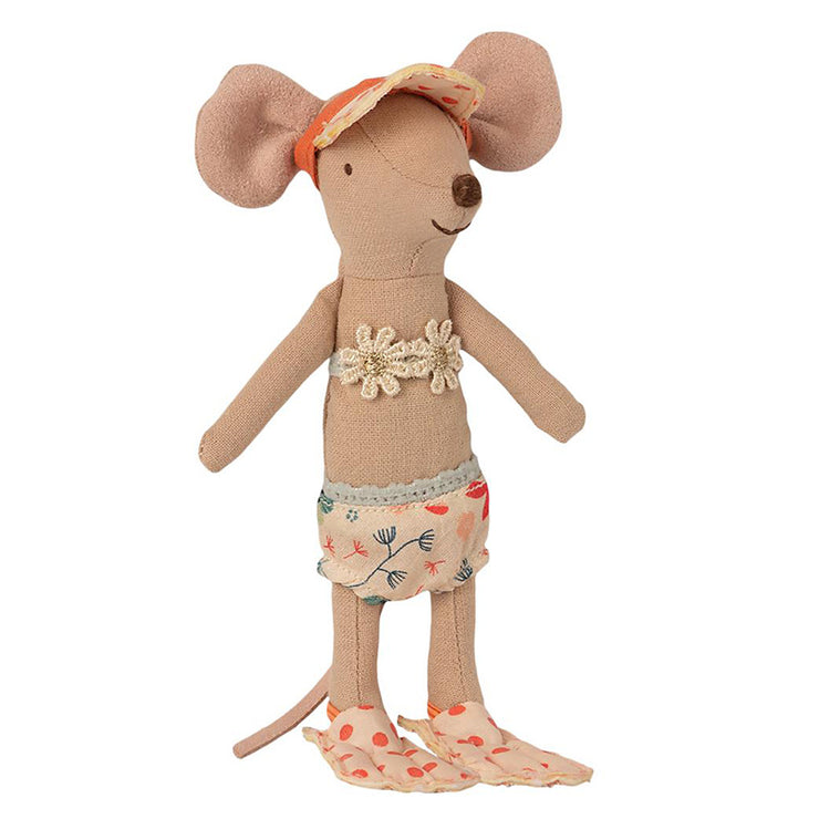 Figurine Souris - Grande Soeur à La Plage