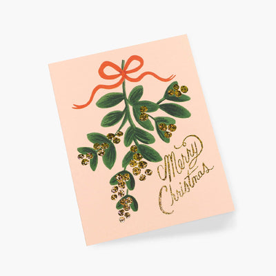 Carte Double Gui de Noël - Rifle Paper Co