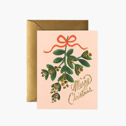 Carte Double Gui de Noël - Rifle Paper Co