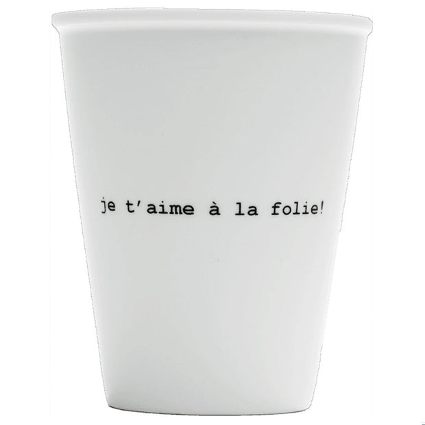 Tasse - Je t'aime à la folie