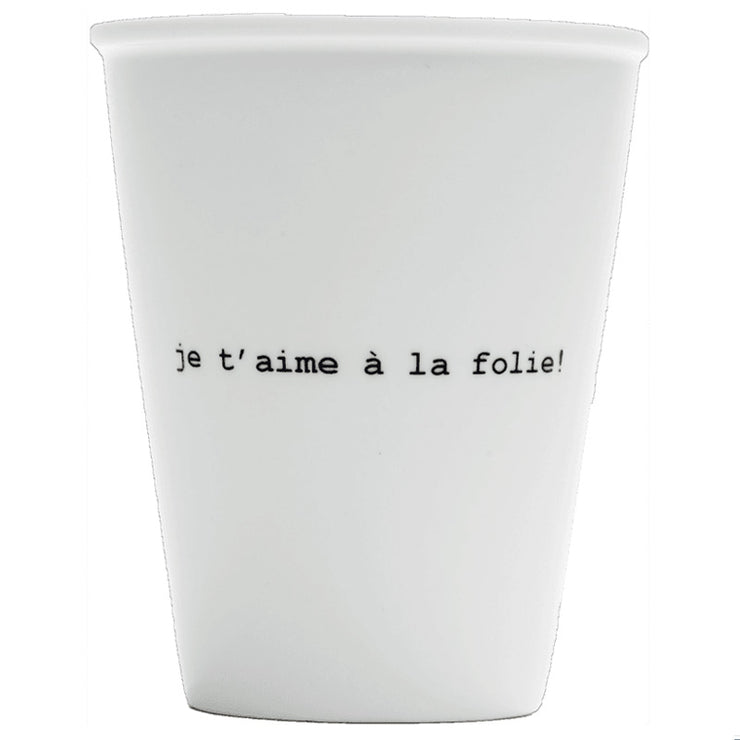 Tasse - Je t'aime à la folie