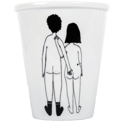 Tasse - Naked couple back