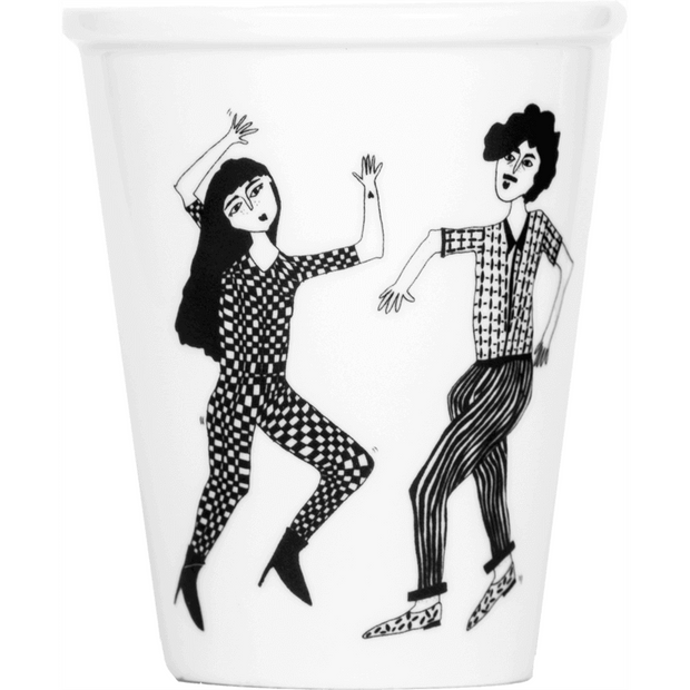Helen B - tasse en porcelaine - dancing couple - vaisselle fun et décalée 