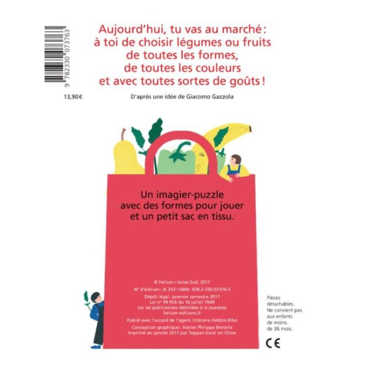 EDITIONS HELIUM - cadeau enfant educatif - superbe livre - au marché, je choisis ...