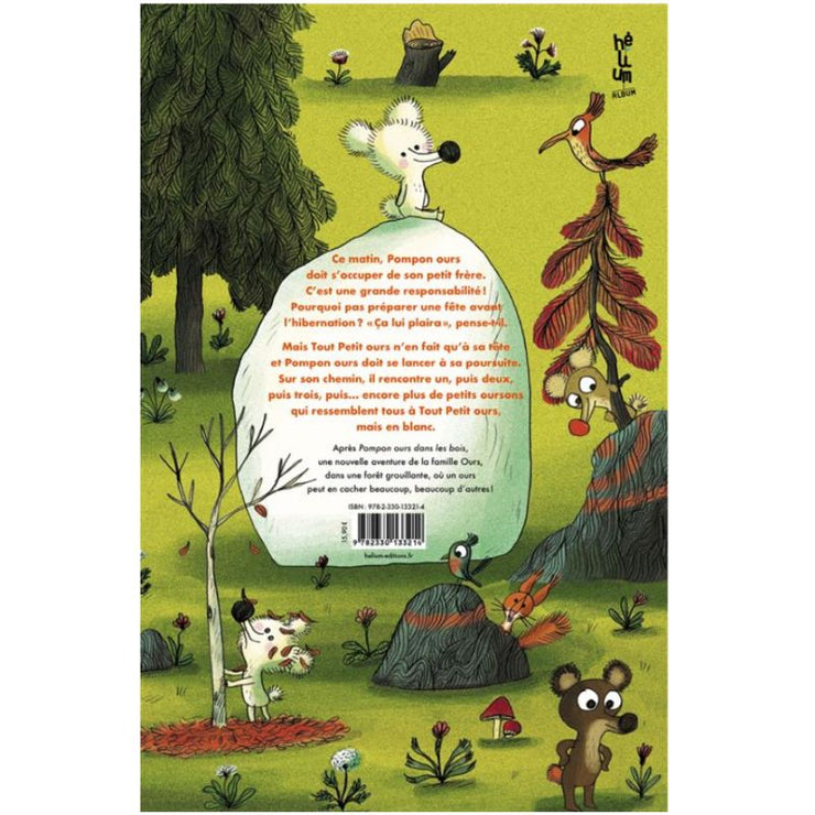 EDITIONS HELIUM - livre enfant - Pompon ours et pompon blancs 