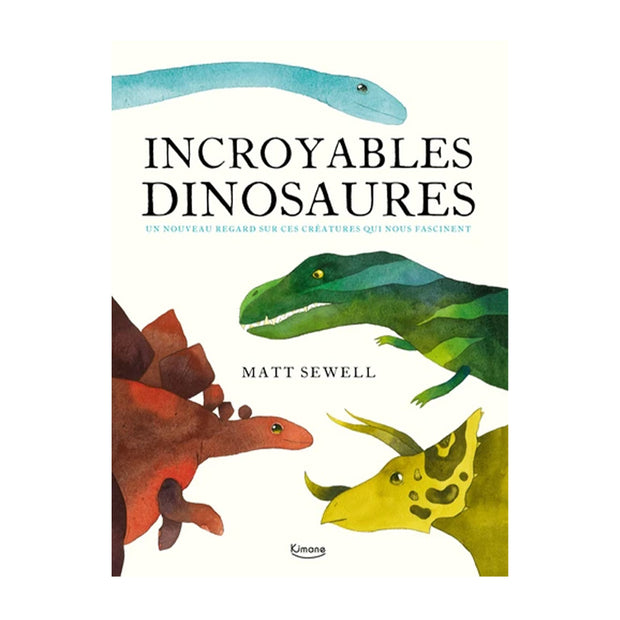 Livre Incroyables Dinosaures - Kimane