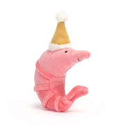 Jellycat - Doudou Crevette Festive