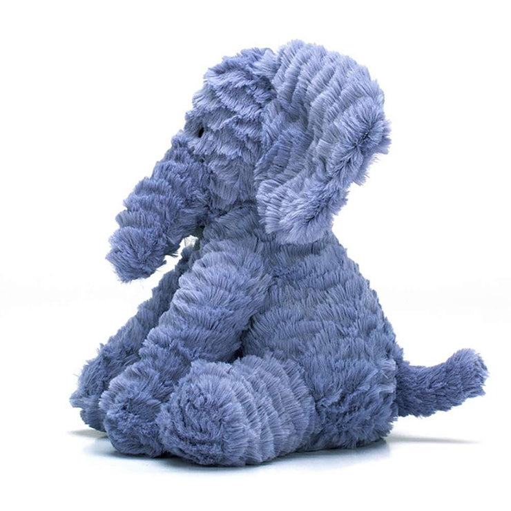 JELLYCAT - Doudou éléphant bleu Fuddlewuddle - Side