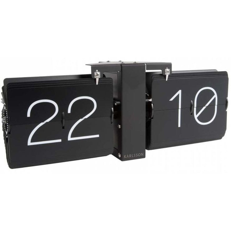 KARLSSON - Horloge flip no case - noir