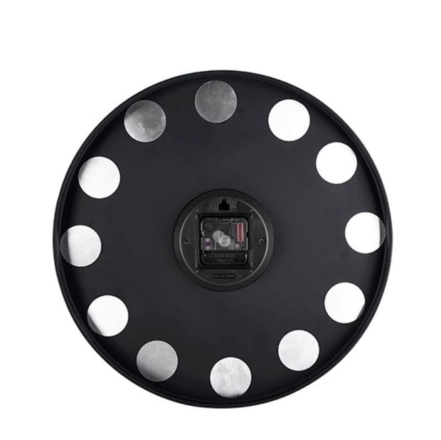 KARLSSON - décoration moderne - Horloge numéros gravés noir - cadeau 