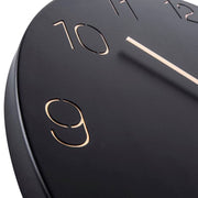 KARLSSON - décoration moderne - Horloge numéros gravés noir - cadeau 