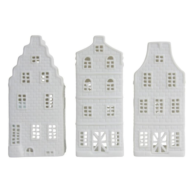 KLEVERING - photophore maison en porcelaine - canal house clock
