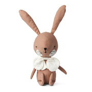 Doudou - Lapin rose et son noeud papillon