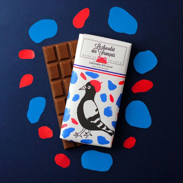 L'oiseau - chocolat au lait 41% - tendre et généreux chocolat à offrir