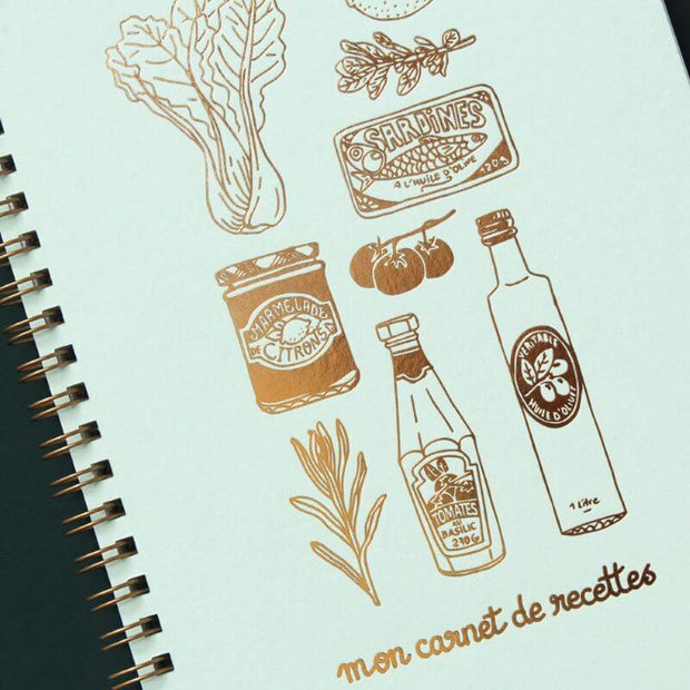 LES EDITIONS DU PAON - carnet de recettes - mon épicerie - jolie papeterie made in France