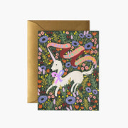 Carte Double Anniversaire Licorne Magique - Rifle Paper Co