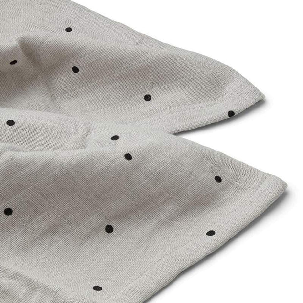 Set de 2 langes - Classic Dot Dumbo Grey