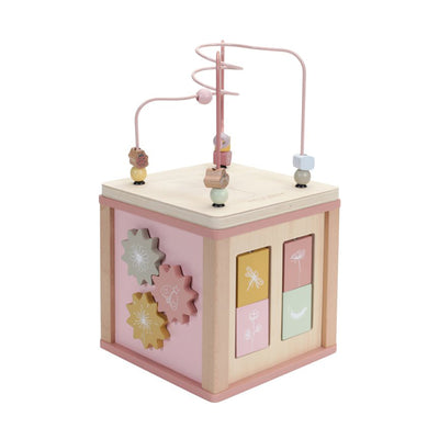 Cube d'Activités en Bois Flowers & Butterflies - Little Dutch