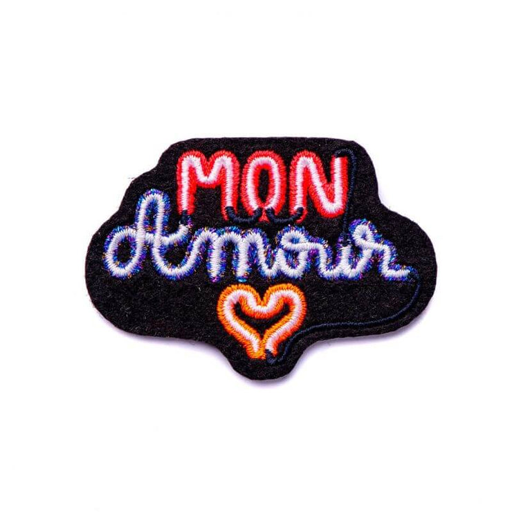 MACON & LESQUOY - écusson brodé - néon mon amour 