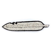 Petite broche - Plume d'argent - Macon et Lesquoy