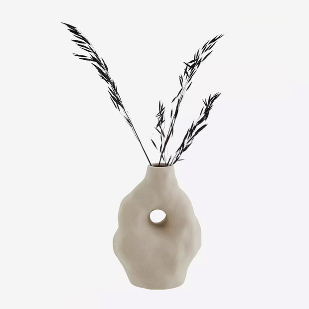Vase en Grès Beige - Madam Stoltz