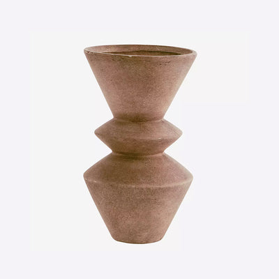 Madam Stoltz - Vase en Terre Cuite Terracotta