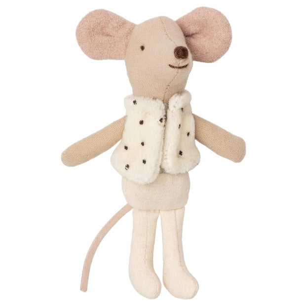 Maileg - petite souris danseur en tissus - cadeau enfant originale et plein de charme