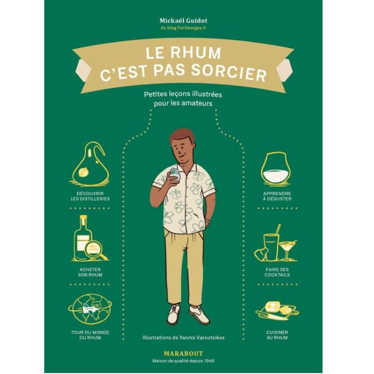 Livre cadeau homme - Le Rhum c'est pas Sorcier MARABOUT