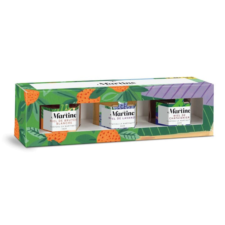 Coffret dégustation - 3 miels 60g