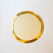 Miroir artisanal - Rond bords plats - Petite taille