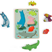 Puzzle Sensoriel - Dans la Jungle