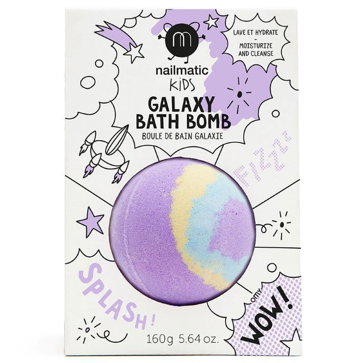 NAILMATIC KIDS - Boule de bain effervescente Galaxy - violette