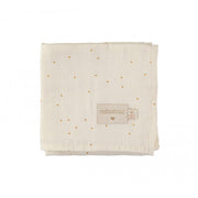 Nobodinoz - Set de 3 langes baby love haiku birds - 100% coton biologique - cadeau bébé