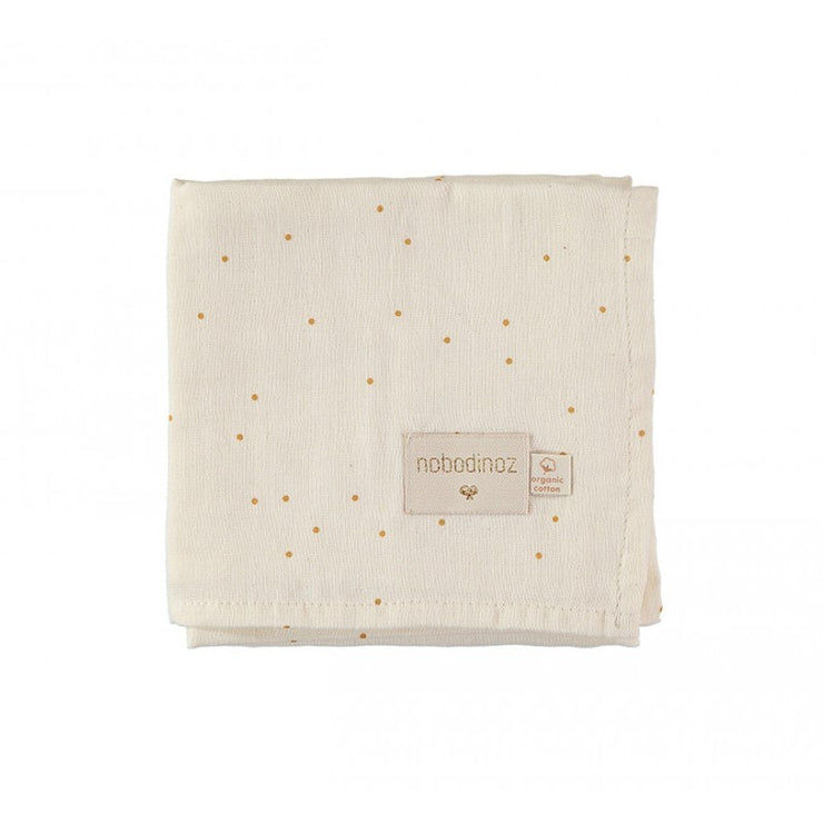 Nobodinoz - Set de 3 langes baby love haiku birds - 100% coton biologique - cadeau bébé