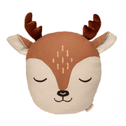 NOBODINOZ - adorable Coussin cerf pour enfant - mignon et décoratif